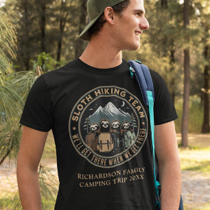 Camiseta Gracioso viaje de camping a la Reunión de Personal