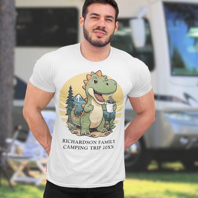 Camiseta Gracioso viaje de camping familiar de Personalizad (Subido por el creador)