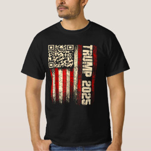 Camiseta Gracioso video de códigos QR donald trump bailando