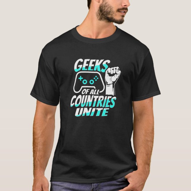 Camiseta Gracioso Video Gaming Geek Meme Para Un Video Game (Anverso)