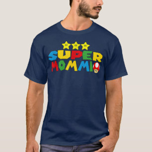 Camiseta Gracioso videojuego Super Mommio
