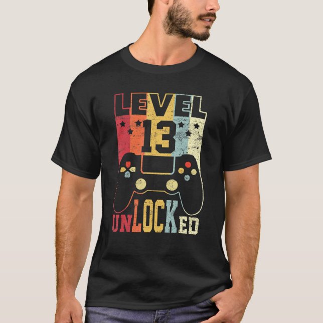 Camiseta Gracioso videojugador de camisas desbloqueadas de  (Anverso)
