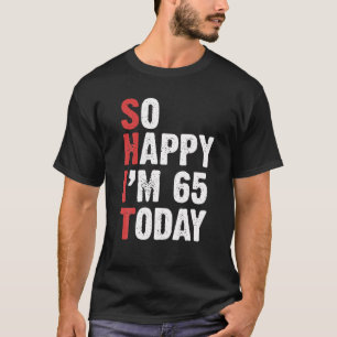 Camiseta Gracioso Vintage De Cumpleaños De 65 Años De Edad 