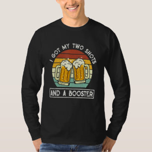 Camiseta Gracioso Vintage Tengo Mis Dos Disparos Y Una Apos