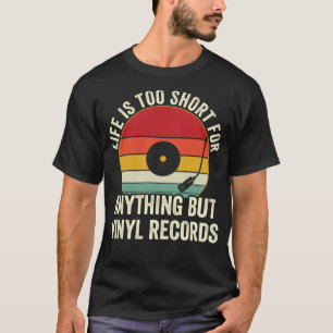 Camiseta Gracioso Vinyl Records que reúne a amante de LP