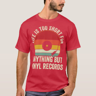Camiseta Gracioso Vinyl Records que reúne a amante de LP