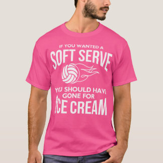 Camiseta Gracioso voleibol suave servicio helado