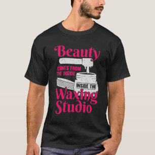 Camiseta Gracioso Waxing Studio Esthetician Gift
