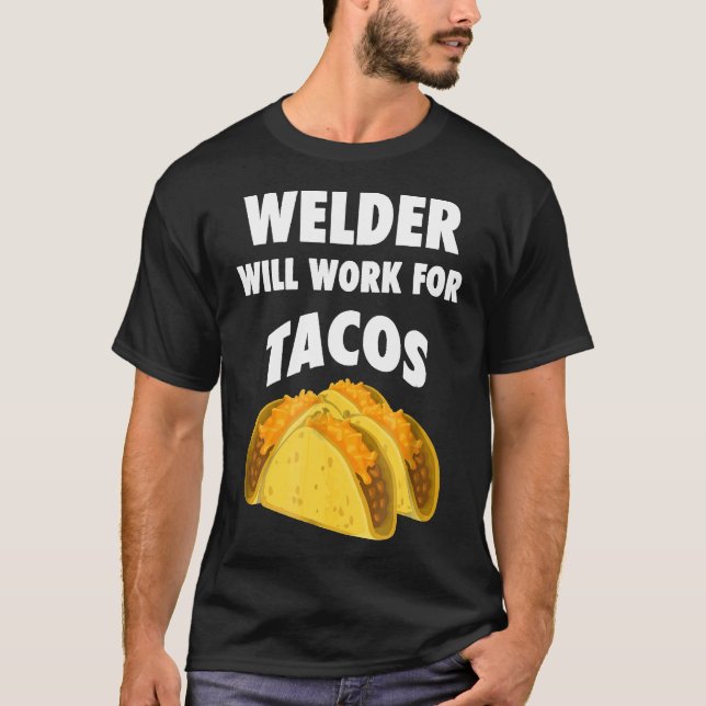 Camiseta Gracioso Welder Gift Tee Shirt (Anverso)