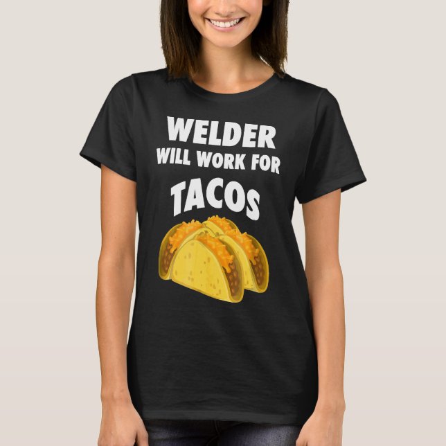 Camiseta Gracioso Welder Gift Tee Shirt (Anverso)