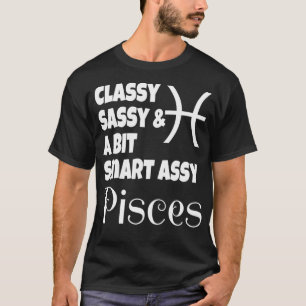 Camiseta Gracioso Y Clásico Sassy Y Un Poco Inteligente De