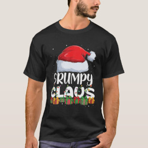 Camiseta Gracioso y gruñón Navidades de Santa Claus Familia