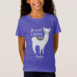 Camiseta Gracioso y personalizado sin llama de prob