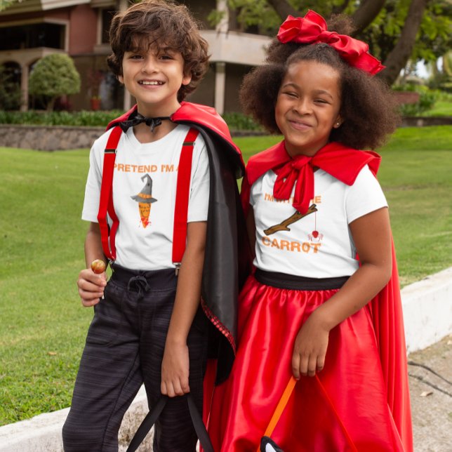 Camiseta Gracioso y temible disfraz de Halloween de una par (Trick or Treat with friends!)