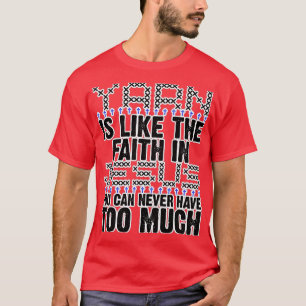 Camiseta Gracioso Yarn Jesus Knitter Crocheter 1