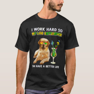 Camiseta Gracioso Yellow Lab Shirt Labrador Retriever Lover
