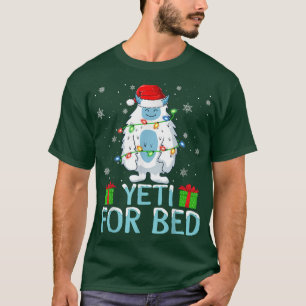 Camiseta Gracioso Yeti Lover Xmas Enfoca Santa Yeti Para Ch