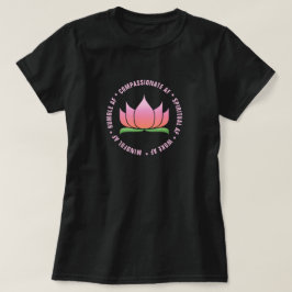 Camiseta Gracioso Yoga "AF" Pink Lotus