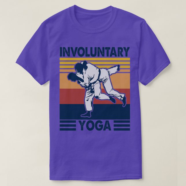 Camiseta Gracioso Yoga Involuntario Jiu Jitsu Lover (Diseño del anverso)