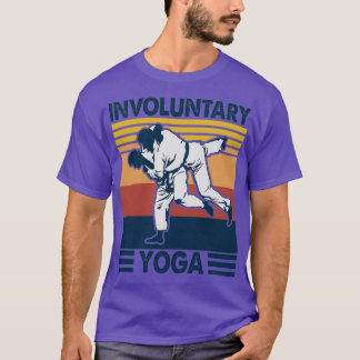 Camiseta Gracioso Yoga Involuntario Jiu Jitsu Lover