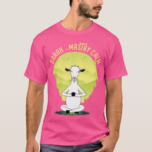 Camiseta Gracioso yoga lindo, Lotus Pose, baaah-Mamáes tran