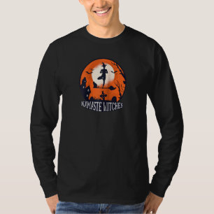 Camiseta Gracioso Yogi Yoga Pose Wicca Zen Namaste Hallo