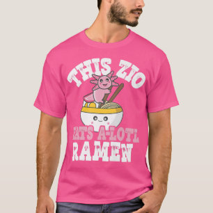 Camiseta Gracioso Zio Ramen Axolotl Pun This Zio Come Un Lo