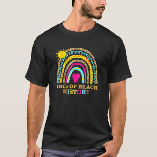 Camiseta Graciosos Abcs De Hombres Orgullosos Meses De Hist