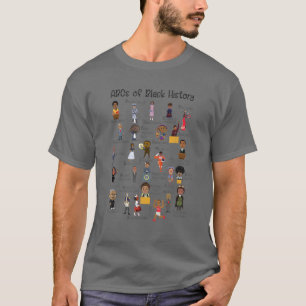 Camiseta Graciosos Abcs De Hombres Orgullosos Meses De Hist