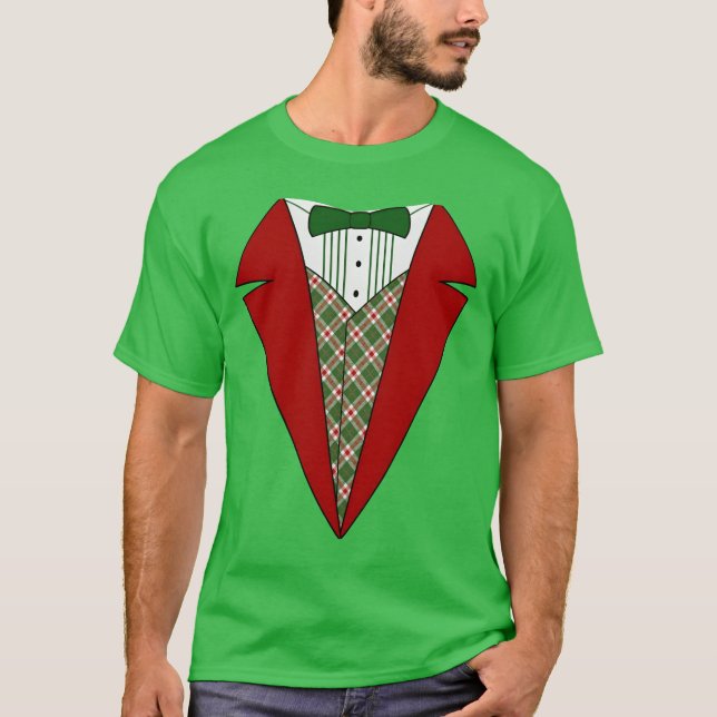 Camiseta Graciosos amigos de Christmasuedo Red y Greenu (Anverso)