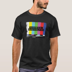 Camiseta Graciosos Bares Y Tonos Diseñan Ver Técnico De TV