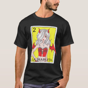 Camiseta Graciosos Bingo Mexicano Español Regalos La Diabli