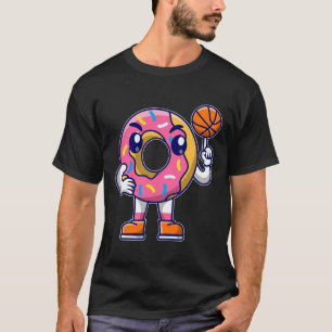Camiseta Graciosos Chicas de Donut Gift Boys de Baloncesto