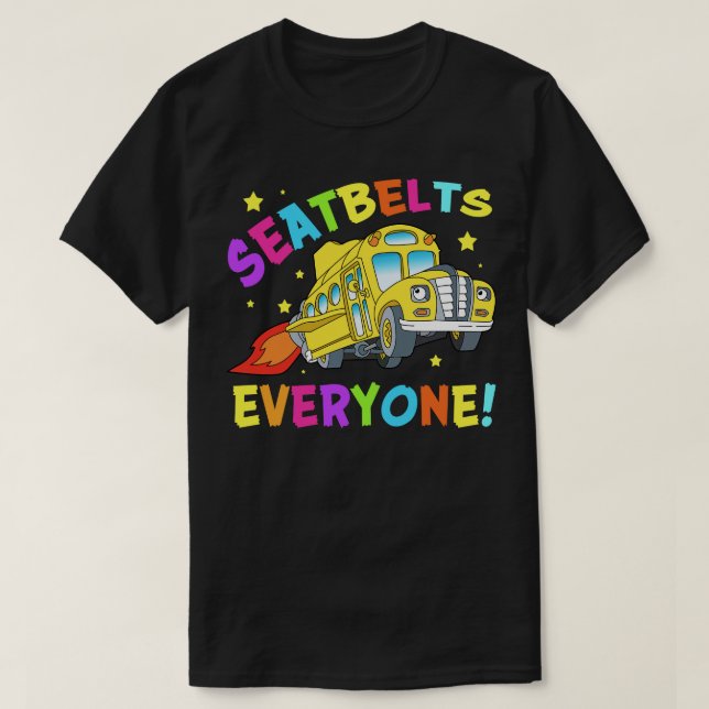 Camiseta Graciosos cinturones de seguridad de Halloween par (Diseño del anverso)