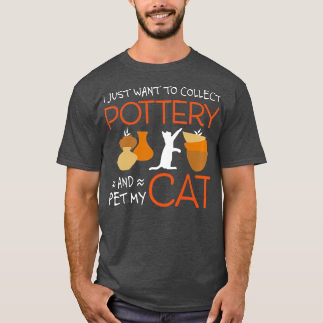 Camiseta Graciosos Colectores De Cerámicas De Cerámica Y Am (Anverso)