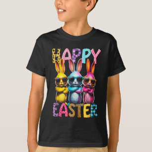 Camiseta Graciosos conejitos de Guay de Pascua Felices Niño