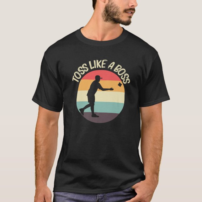 Camiseta Graciosos Diseños De Cornhole Para Hombres Mujeres (Anverso)
