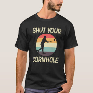 Camiseta Graciosos Diseños De Cornhole Para Hombres Mujeres