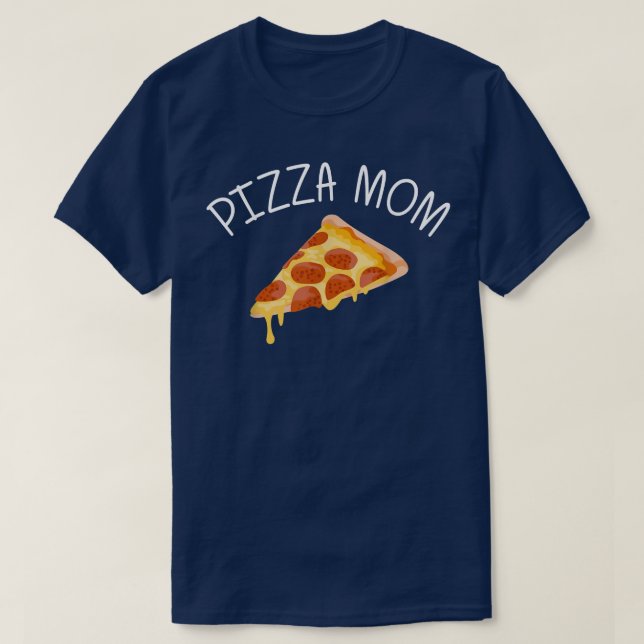 Camiseta Graciosos Diseños De Pizza Para Las Madres Comida  (Diseño del anverso)