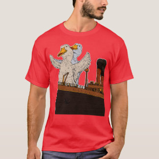 Camiseta Graciosos Ducks Geese Pun Meme Hombres Mujeres Gra