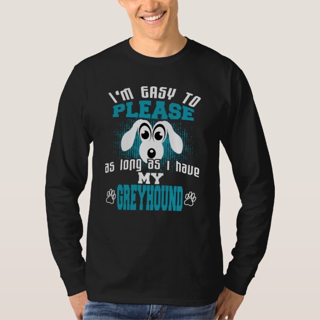 Camiseta Graciosos dueños de perros en Greyhound (Anverso)