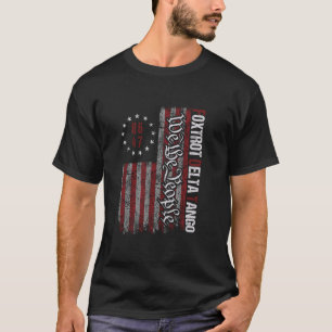 Camiseta Graciosos Foxtrots Delta Tangos We The People US A