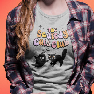 Camiseta Graciosos gatos malhumorados de Halloween