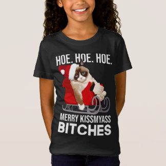 Camiseta Graciosos gatos Navidades Humor para adultos Navid