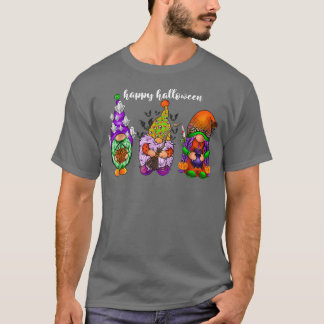 Camiseta Graciosos Gnomes de Halloween de Otoño, Gnome de S