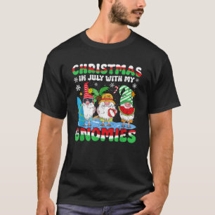Camiseta Graciosos Gnomies De Vacaciones De Verano Gnomes P