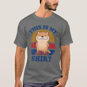 Camiseta Graciosos Golpes Este Es Mi Palabras Para Sea Rive