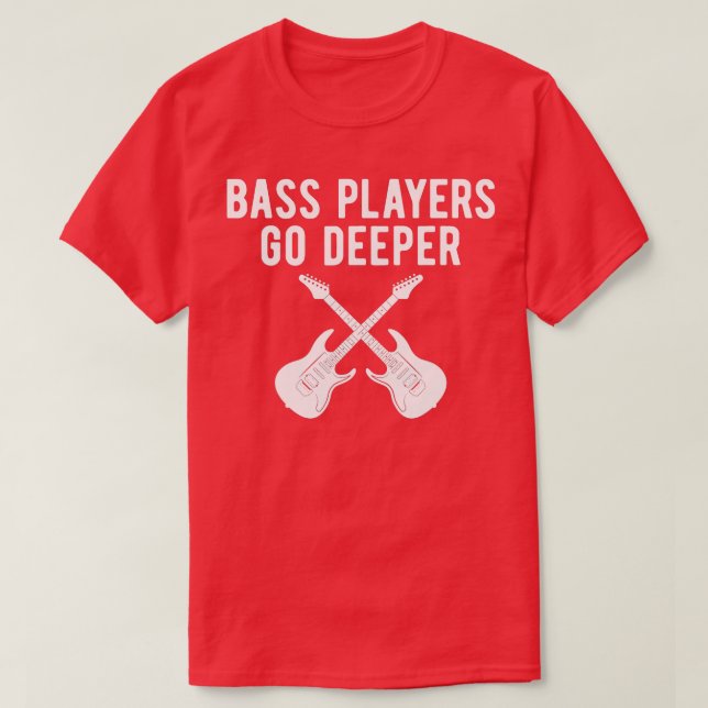 Camiseta Graciosos Guitaristas De Bass Se Hagan Más Guitari (Diseño del anverso)
