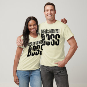 Camiseta Graciosos jefes de humor de Office : El mejor jefe