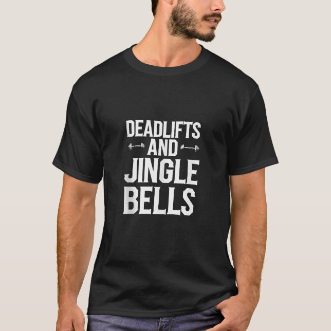 Camiseta Graciosos levantamientos mortales y jingle Bells S (Anverso)